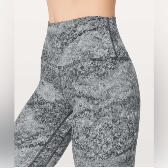 Lululemon Align Pant Area Ice Grey Leggings Abstract Tie Dye - Picture 14 of 15